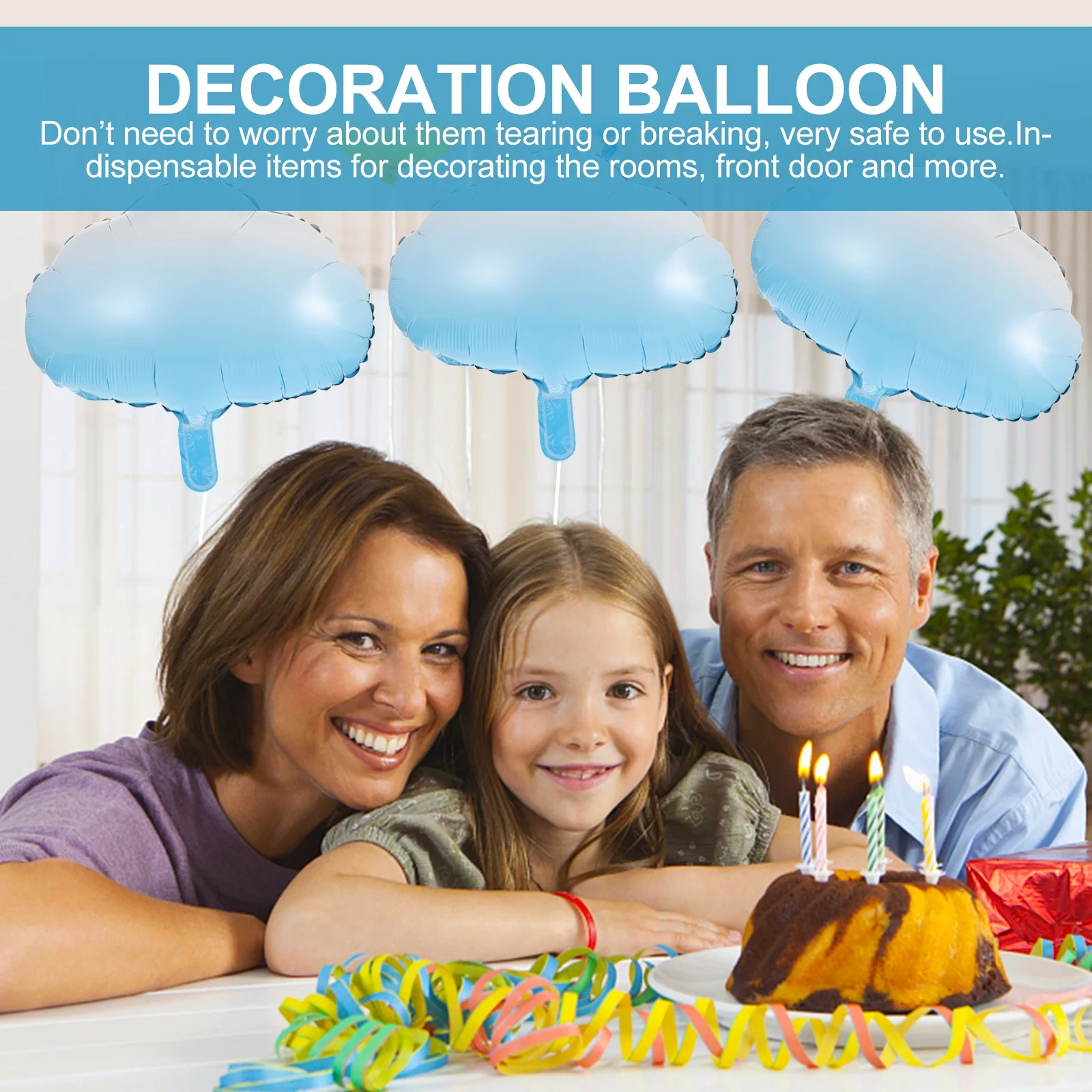 10Pcs Aluminium Film Cloud Balloons Reusable Party Decoration Birthday Wedding Festival Celebration Supplies
10Pcs Aluminium Film Cloud Balloons Reusable Party Decoration Birthday Wedding Festival Celebration Supplies