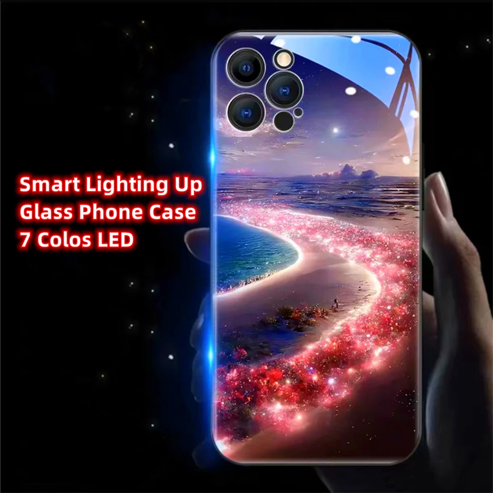 Luminous Rose Beach Sound Music Control Led Light Phone Case For iPhone 15 14 13 12 11 Pro Max XR XS Plus 6 7 8 SE2020
Luminous Rose Beach Sound Music Control Led Light Phone Case For iPhone 15 14 13 12 11 Pro Max XR XS Plus 6 7 8 SE2020