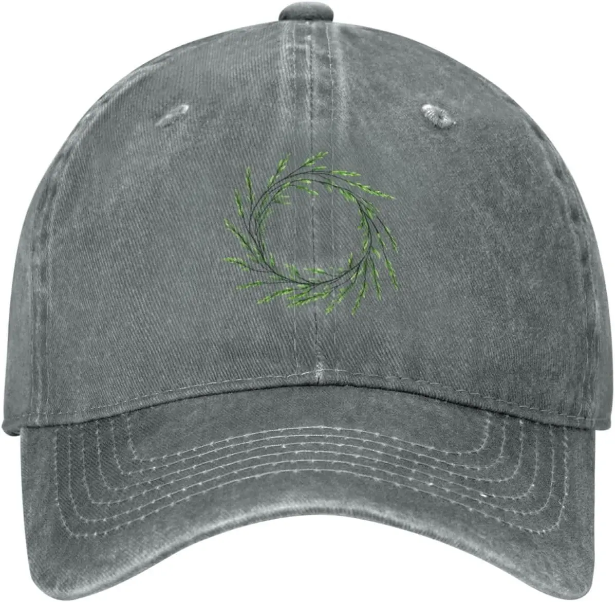 Black Willow Branches and Wreaths Printed Washed Cowboy Baseball Cap for Adults - Stylish and Breathable Hat
Black Willow Branches and Wreaths Printed Washed Cowboy Baseball Cap for Adults - Stylish and Breathable Hat