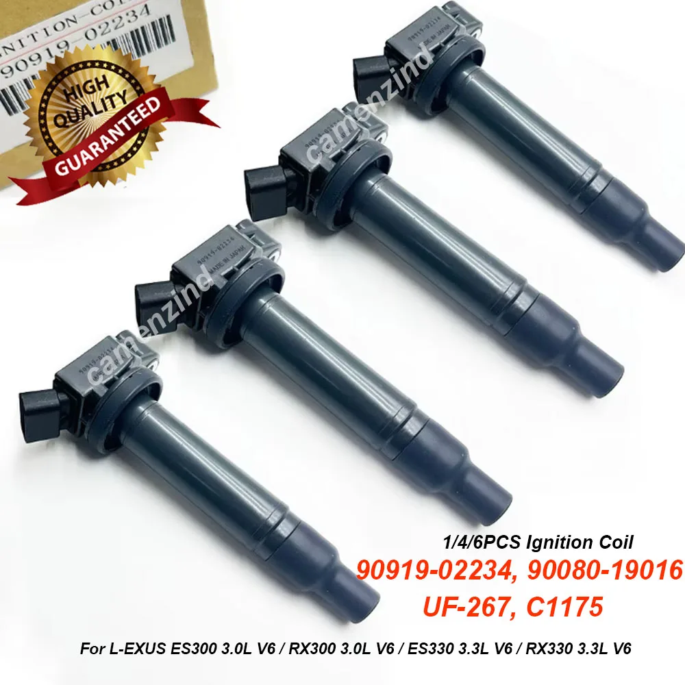 90919-02234 90080-19016 Ignition Coil UF-267 C1175 6731301 9091902234 For L-exus ES300 RX300 ES330 RX330 RX400h RX300
90919-02234 90080-19016 Ignition Coil UF-267 C1175 6731301 9091902234 For L-exus ES300 RX300 ES330 RX330 RX400h RX300