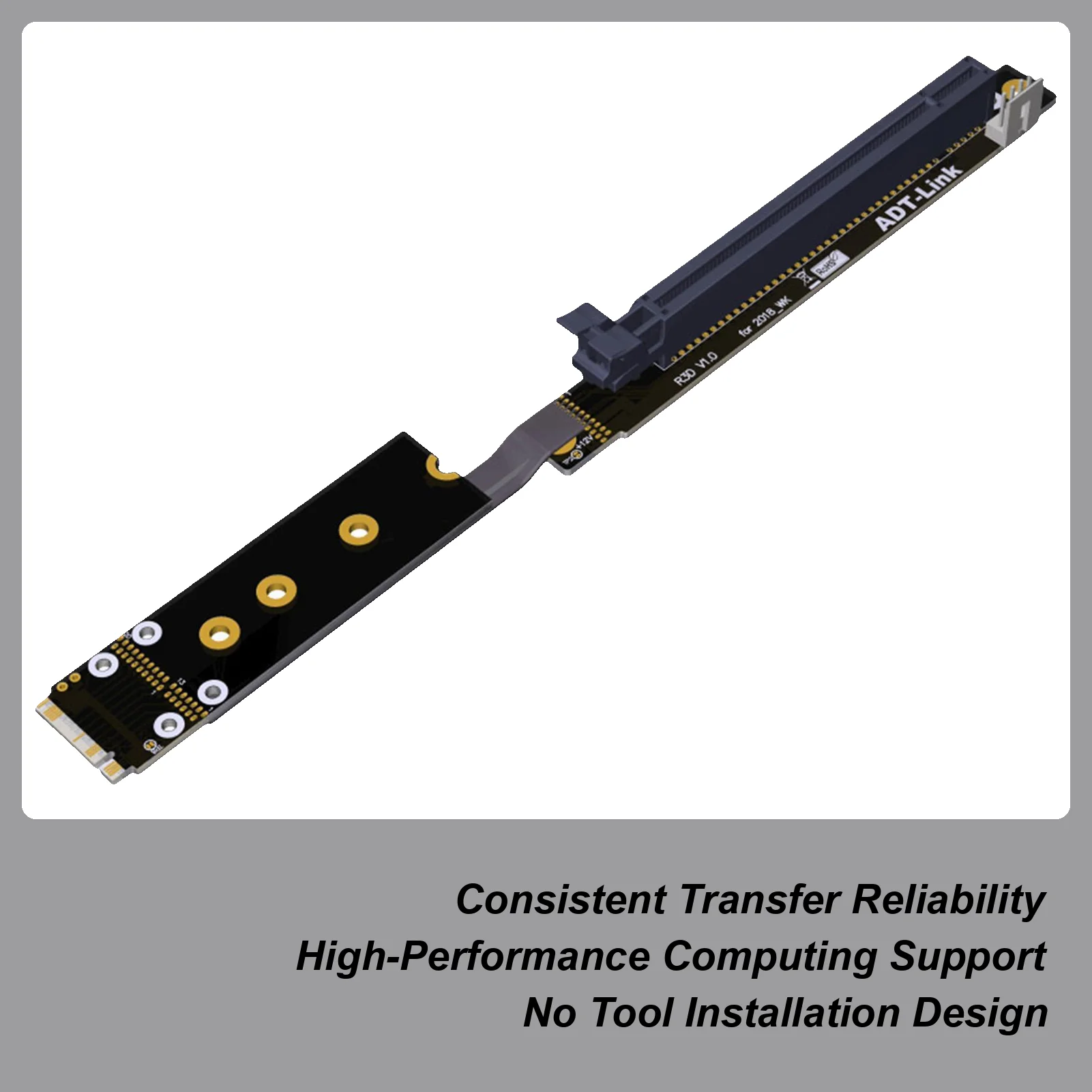 For ADT-Link M.2 NVMe To PCIe Pci Extender Graphics Card Adapter Extension Cable Cooling Versatile Riser Card Support For
For ADT-Link M.2 NVMe To PCIe Pci Extender Graphics Card Adapter Extension Cable Cooling Versatile Riser Card Support For