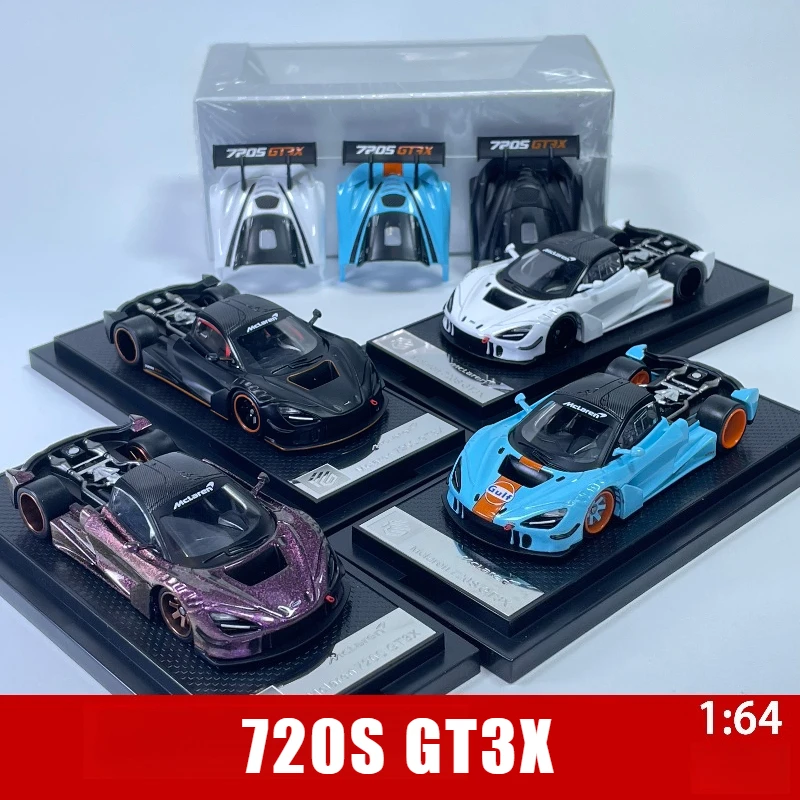 Масштабная модель спортивного автомобиля 1:64 720S GT3X из сплава, коллекционная миниатюра, игрушка, подарок, сувенир, украшение для витрины
Масштабная модель спортивного автомобиля 1:64 720S GT3X из сплава, коллекционная миниатюра, игрушка, подарок, сувенир, украшение для витрины