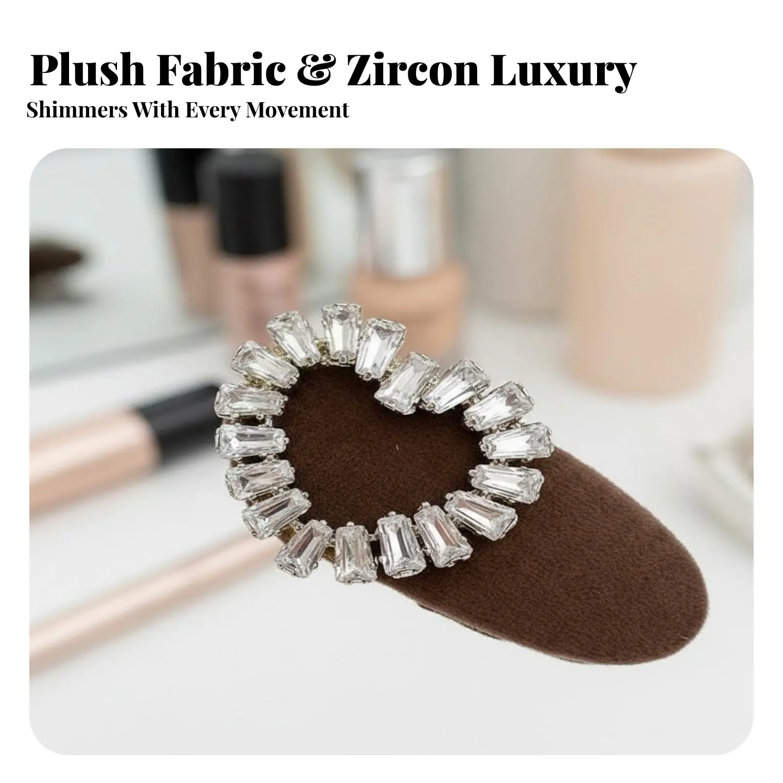 Soft Crystal Hair Fastener Elegant Design Crystal Duckbill Fastener Sparkling Jeweled Hairpin Elegant Gift Korean Design
Soft Crystal Hair Fastener Elegant Design Crystal Duckbill Fastener Sparkling Jeweled Hairpin Elegant Gift Korean Design