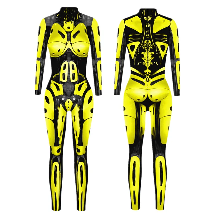 Robot Punk Jumpsuit Catsuit Sexy Women Cosplay Costumes Cyberpunk Zentai Carnival Halloween Perfermence Bodysuit
Robot Punk Jumpsuit Catsuit Sexy Women Cosplay Costumes Cyberpunk Zentai Carnival Halloween Perfermence Bodysuit