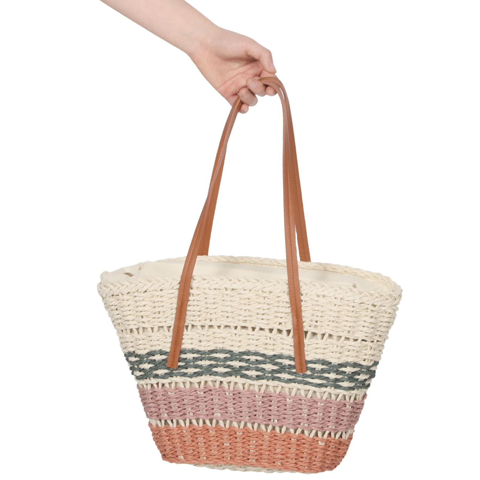 Hawaiian Straw Woven Beach Bag Large Capacity Handbags Women Crocheted Tote Spacious Summer Braided Bags Travel
Hawaiian Straw Woven Beach Bag Large Capacity Handbags Women Crocheted Tote Spacious Summer Braided Bags Travel