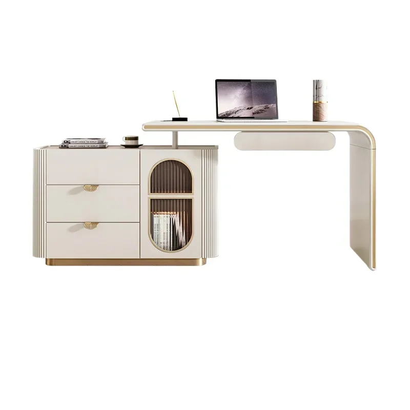 s~Light luxury corner desk integrated double long office folding telescopic cream wind computer desk
s~Light luxury corner desk integrated double long office folding telescopic cream wind computer desk
