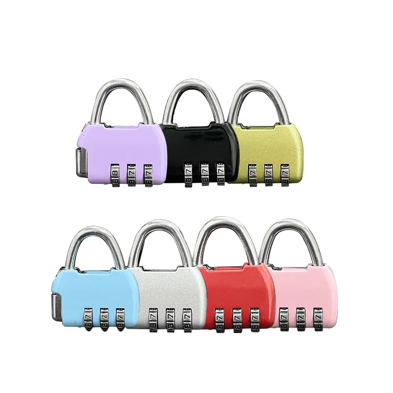 Colorful Mini 3 Dial Digit Number Code Password Combination Padlock Security Travel Safe Lock for Padlock Luggage Lock of Gym
Colorful Mini 3 Dial Digit Number Code Password Combination Padlock Security Travel Safe Lock for Padlock Luggage Lock of Gym