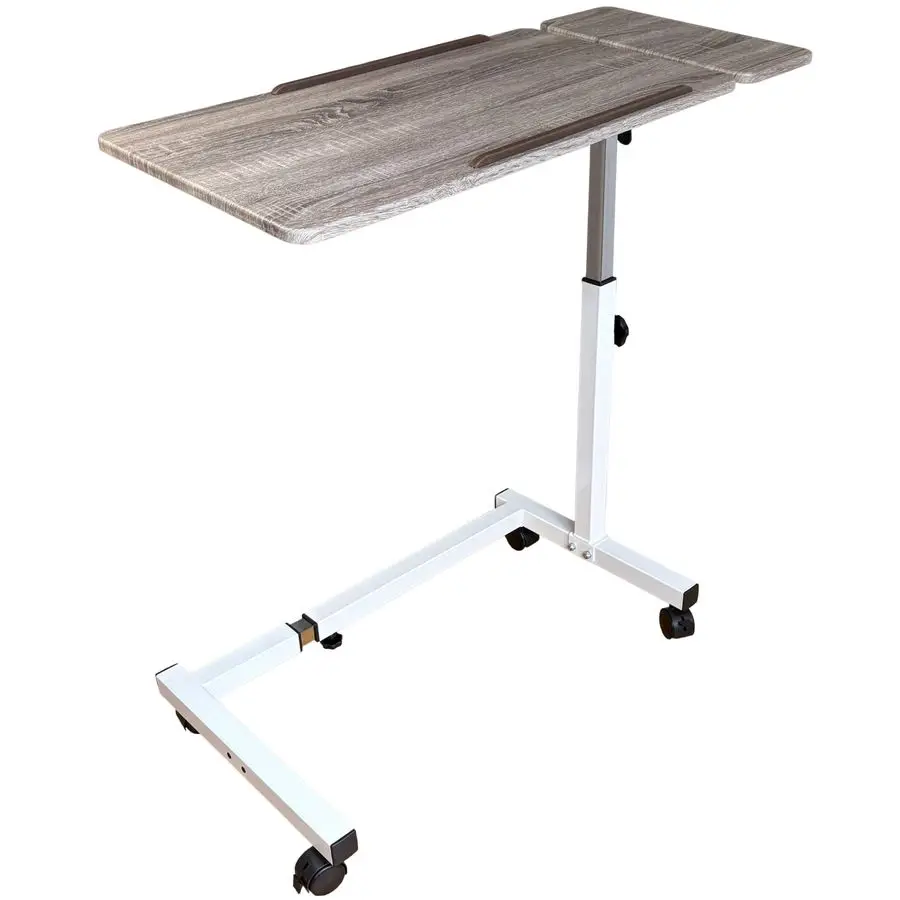 Столик-реклайнер, прикроватный столик на колесиках, регулируемый по ширине и высоте, с раздельной конструкцией наклона и 4 колесами с фиксатором
Столик-реклайнер, прикроватный столик на колесиках, регулируемый по ширине и высоте, с раздельной конструкцией наклона и 4 колесами с фиксатором