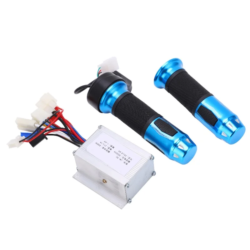 24V 250W Electric Bicycle Controller Kit Blue Crystal Twist Throttle Accelerator
24V 250W Electric Bicycle Controller Kit Blue Crystal Twist Throttle Accelerator