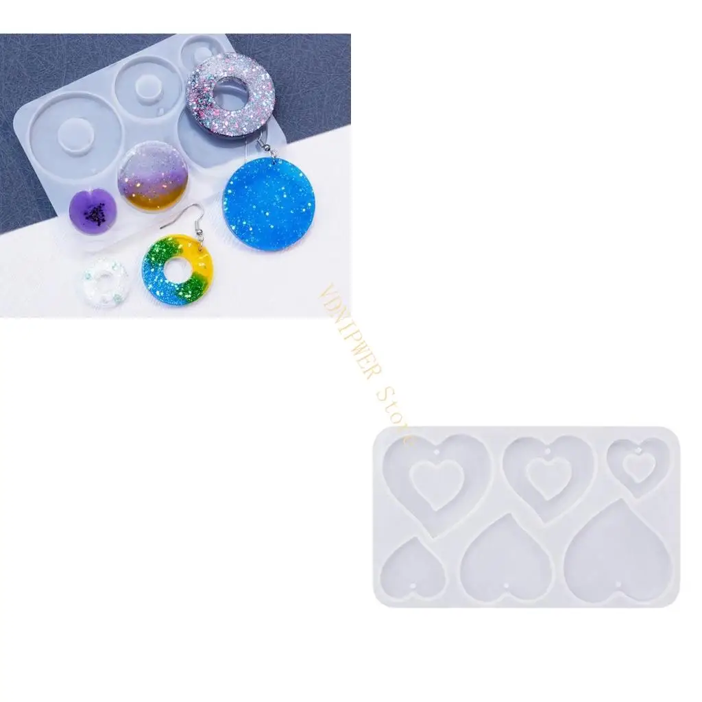 Diy Crystal Epoxy Mold Earrings Jewelry Mold Hanging Pendant Decoration Multiple Styles Round Oval Mirror Silicone Mold D08E
Diy Crystal Epoxy Mold Earrings Jewelry Mold Hanging Pendant Decoration Multiple Styles Round Oval Mirror Silicone Mold D08E