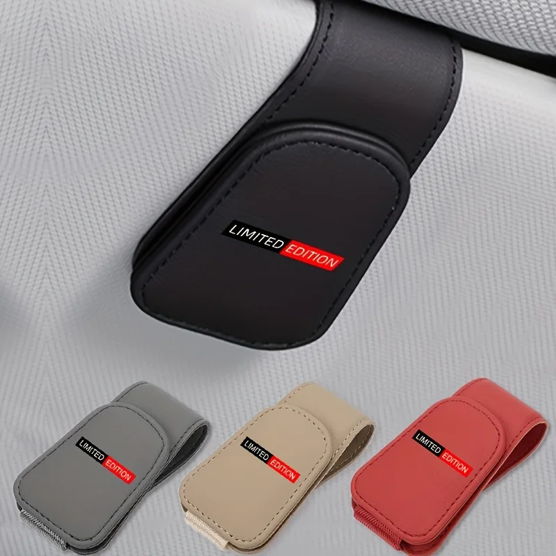 1pc Limited Edition Magnetic Car Sun Visor Glasses Holder, Faux Leather Auto Eyeglasses Clip, Compact
1pc Limited Edition Magnetic Car Sun Visor Glasses Holder, Faux Leather Auto Eyeglasses Clip, Compact