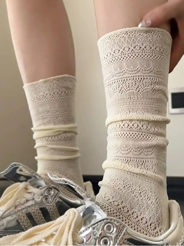 Ballet Sle Lace Hollow Breathable Women's Sos Thin Sexy Mid-Calf Me Summer White Cuioning Leggings Functional Tights
Ballet Sle Lace Hollow Breathable Women's Sos Thin Sexy Mid-Calf Me Summer White Cuioning Leggings Functional Tights