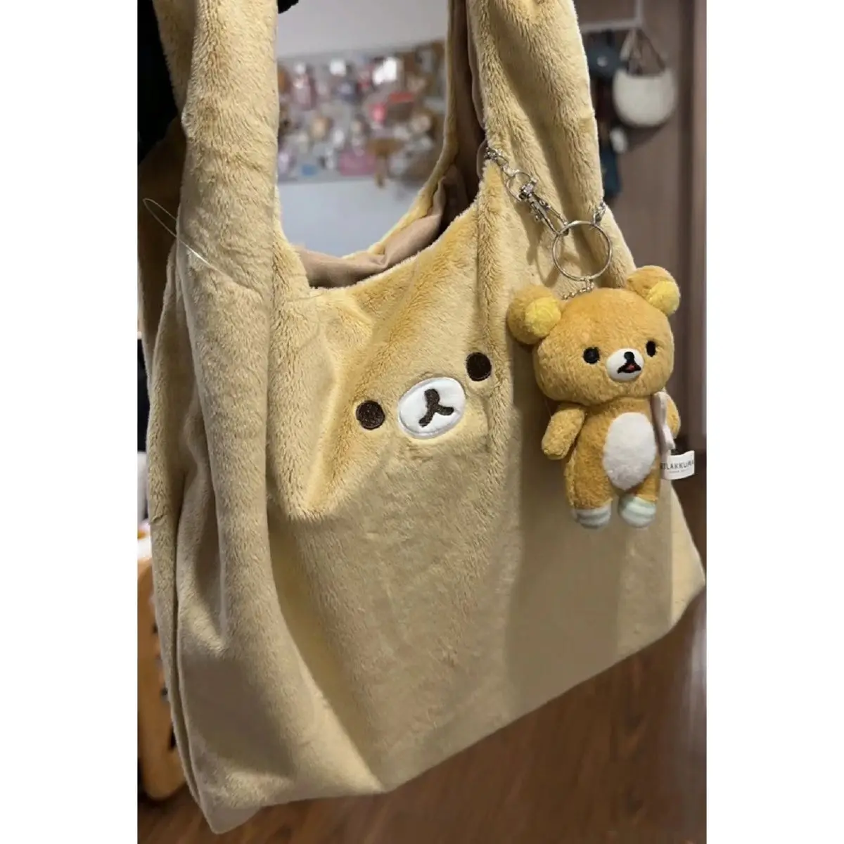 Embroidery Rilakkuma Anime Cute Bags Kawaii Large Capacity Shoulder Bag for Shopping Tote Bag Daily Use for Girl
Embroidery Rilakkuma Anime Cute Bags Kawaii Large Capacity Shoulder Bag for Shopping Tote Bag Daily Use for Girl