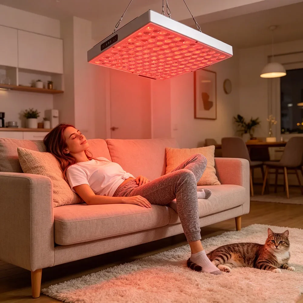Trendy Red LED Heating Physiotherapy Lamp 660nm/850nm Phototherapy Combination Panel 45W Home Beauty Instrument
Trendy Red LED Heating Physiotherapy Lamp 660nm/850nm Phototherapy Combination Panel 45W Home Beauty Instrument