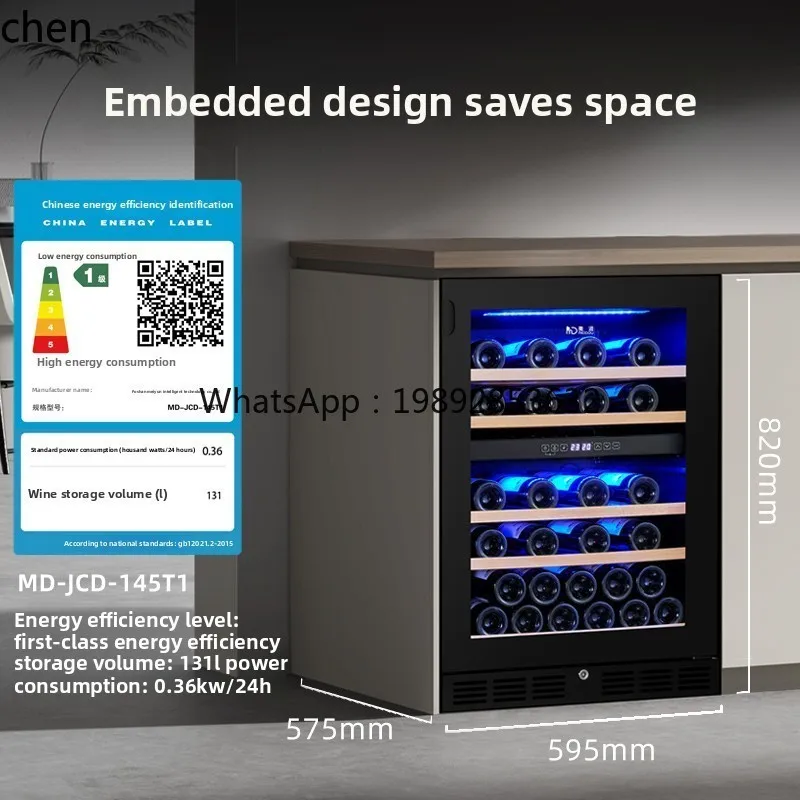 ultra-thin red wine temperature wine cabinet silent first-class energy-saving household air-cooled frost-free ice bar
ultra-thin red wine temperature wine cabinet silent first-class energy-saving household air-cooled frost-free ice bar