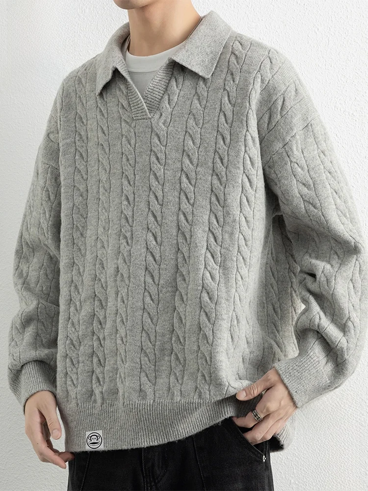 PaulFrank Knitted Sweater Jaet Men's Casual Warm Collar Autumn Faion Cozy Monkey Pattern Long Sve Polyester Blend
PaulFrank Knitted Sweater Jaet Men's Casual Warm Collar Autumn Faion Cozy Monkey Pattern Long Sve Polyester Blend