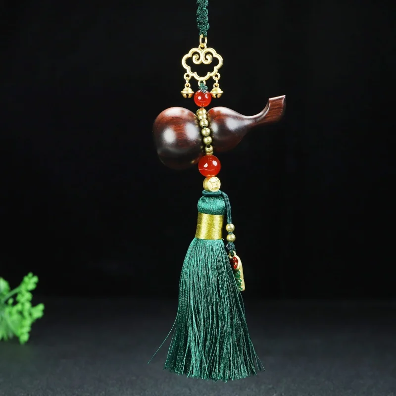 New Ebony Gourd Automobile Hanging Ornament Car Interior Hanging Accessories Rearview Mirror Tassel Men's and WomBackpack Chamrs
New Ebony Gourd Automobile Hanging Ornament Car Interior Hanging Accessories Rearview Mirror Tassel Men's and WomBackpack Chamrs