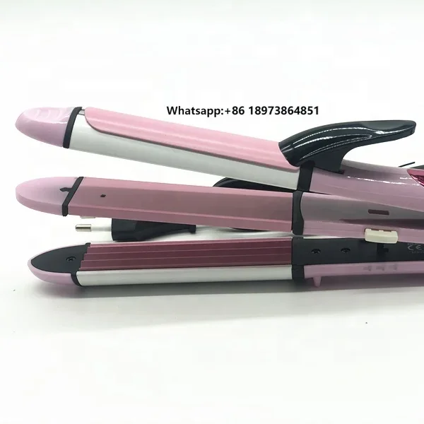 Professional Ceramic Coated Plate Flat Iron Hair Straightener Electric Styling Brush Gemei GM2966 3 in 1 Hair Straightener
Professional Ceramic Coated Plate Flat Iron Hair Straightener Electric Styling Brush Gemei GM2966 3 in 1 Hair Straightener