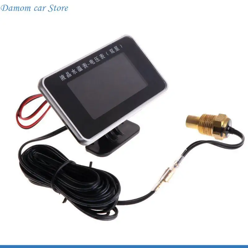 A2UC Clear Thermometer Voltmeter 12/24V Water Temperature Meter Panel Dashboard
A2UC Clear Thermometer Voltmeter 12/24V Water Temperature Meter Panel Dashboard