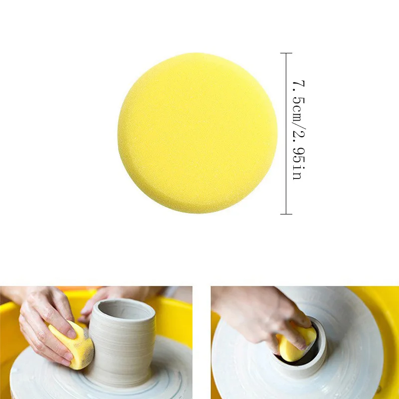 Sponge Round Cake Clay Polishing Ceramic Trimming Tool Cleaning Paint Graffiti Handmade DIY Clay Tool
Sponge Round Cake Clay Polishing Ceramic Trimming Tool Cleaning Paint Graffiti Handmade DIY Clay Tool