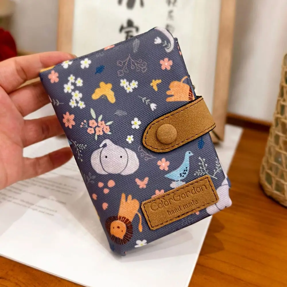 Retro Korean Style Canvas Wallet Flower Elephant Short Trifold Wallet Squirrel Short Clutch Printed Card Bag Women
Retro Korean Style Canvas Wallet Flower Elephant Short Trifold Wallet Squirrel Short Clutch Printed Card Bag Women