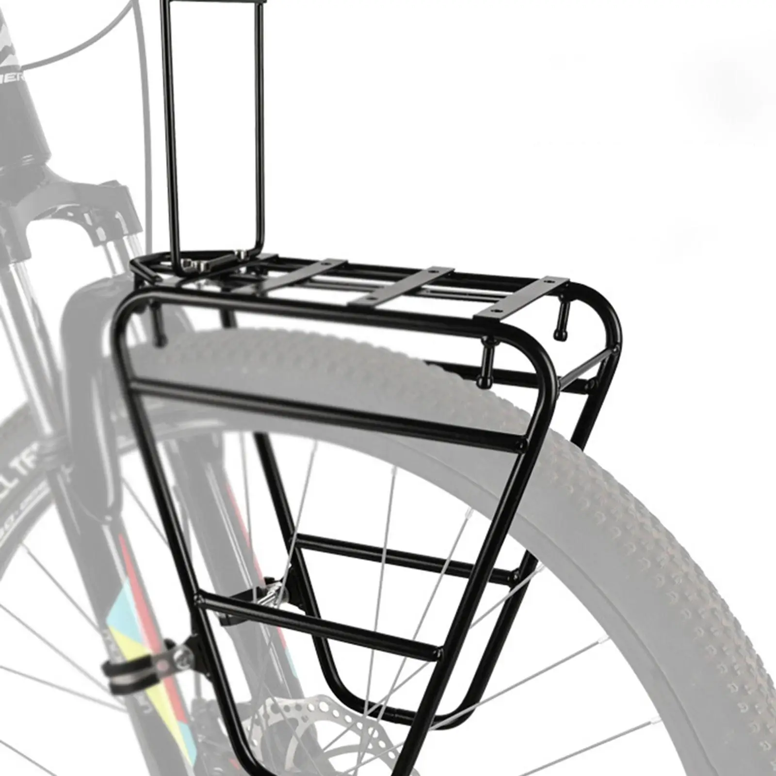 Bike Front Carrier Rack Practical Accessories Holder Stand Bicycle Front Fork Rack Metal Pannier Rack for Mountain Bike Cycling
Bike Front Carrier Rack Practical Accessories Holder Stand Bicycle Front Fork Rack Metal Pannier Rack for Mountain Bike Cycling