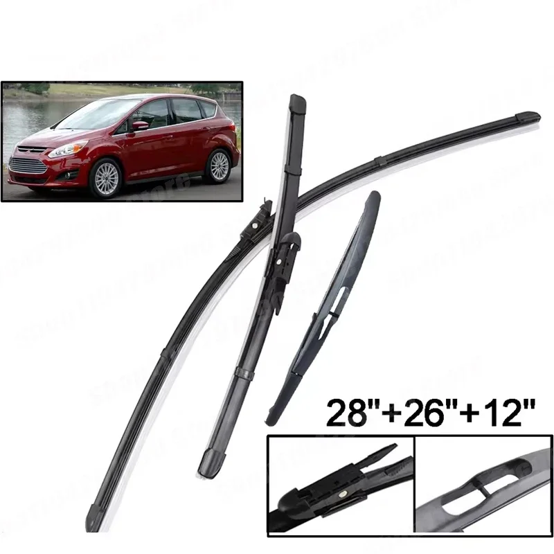 Wiper Front & Rear Wiper Blades Set For Ford C-Max & Grand C-Max MK2 2010 - 2023 Windscreen Windshield Window 28"26"12"
Wiper Front & Rear Wiper Blades Set For Ford C-Max & Grand C-Max MK2 2010 - 2023 Windscreen Windshield Window 28"26"12"