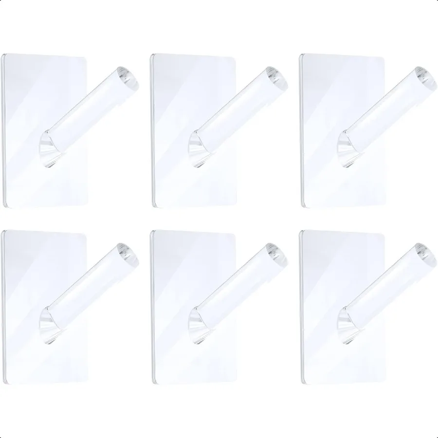 6 Pieces Clear Acrylic Hat Hooks for Wall Heavy Duty Wall Mounted Coat Clothes Towels Hook Self Adhesive Jewelry Organizer Hang
6 Pieces Clear Acrylic Hat Hooks for Wall Heavy Duty Wall Mounted Coat Clothes Towels Hook Self Adhesive Jewelry Organizer Hang