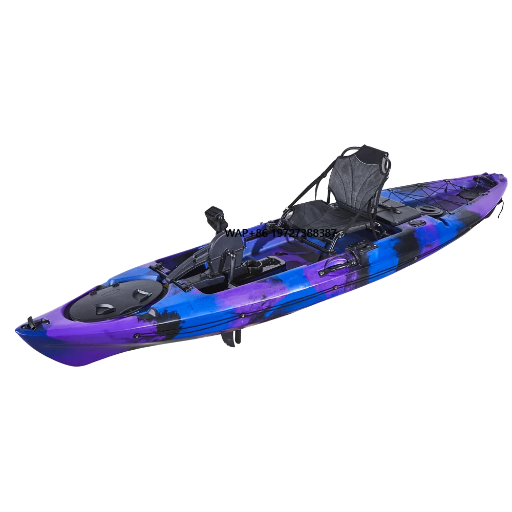 Pedal Drive Kayak Single Seat 12FT Fishing Foot Pedal Drive Plastic Kayak
Pedal Drive Kayak Single Seat 12FT Fishing Foot Pedal Drive Plastic Kayak