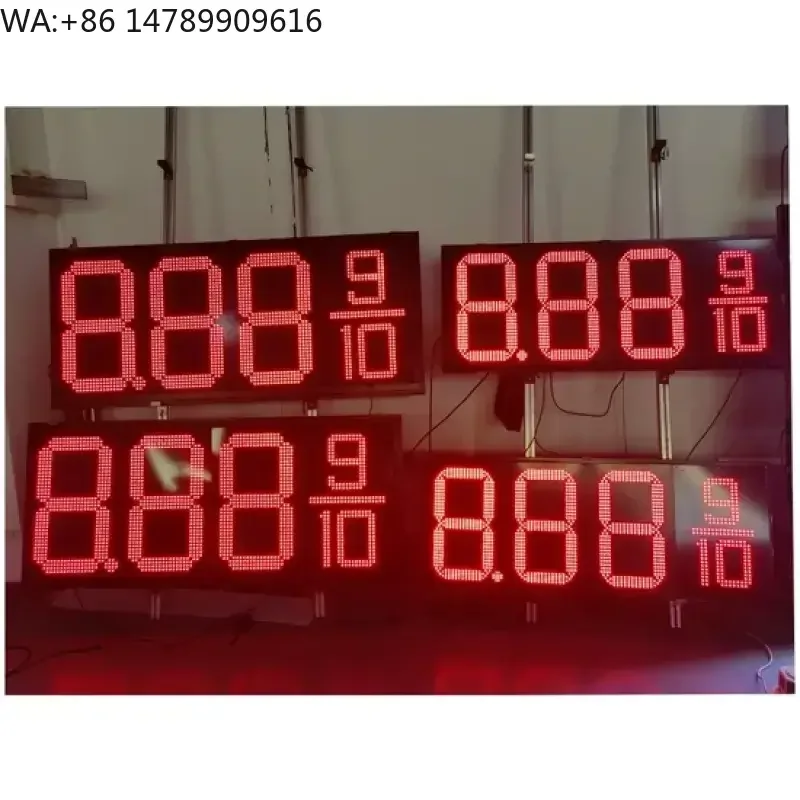 Outdoor Digital Digital Gas Station Price Display Gas Station Price Sign Board CounterCustom Weatherproof Outdoor LED Display
Outdoor Digital Digital Gas Station Price Display Gas Station Price Sign Board CounterCustom Weatherproof Outdoor LED Display