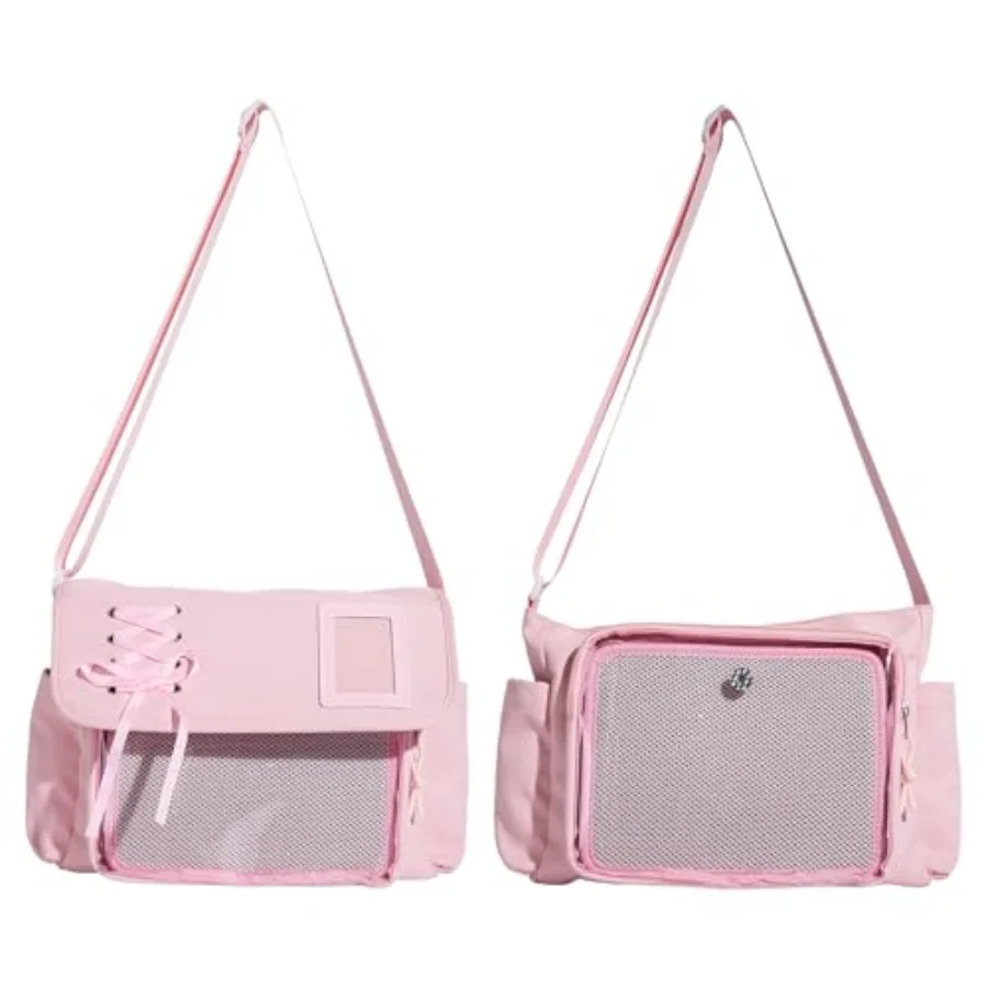 kawaii ita bag crossbodymessenger bag pin display bag Japanese itabag cute shoulder tote bag anime pin purse nylon
kawaii ita bag crossbodymessenger bag pin display bag Japanese itabag cute shoulder tote bag anime pin purse nylon