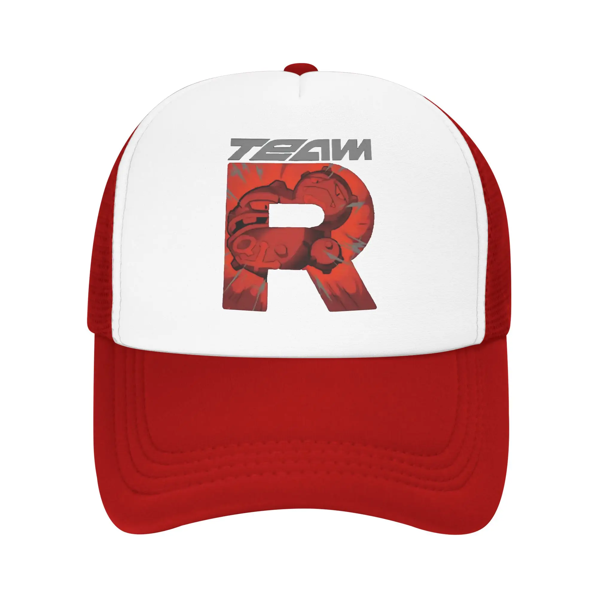 team rocket logo letter R POKEMONED Mesh Foam Trucker Hat Casual Unisex Cooling Mesh-back Sun Caps Adjustbale For Casual Wear
team rocket logo letter R POKEMONED Mesh Foam Trucker Hat Casual Unisex Cooling Mesh-back Sun Caps Adjustbale For Casual Wear