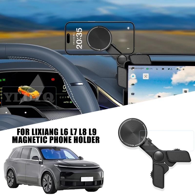 For LiXiang L6 L7 L8 L9 Car Magnetic Phone Holder Screen Suspension Gravity Navigation Stand 360° Car Interior Accessories
For LiXiang L6 L7 L8 L9 Car Magnetic Phone Holder Screen Suspension Gravity Navigation Stand 360° Car Interior Accessories