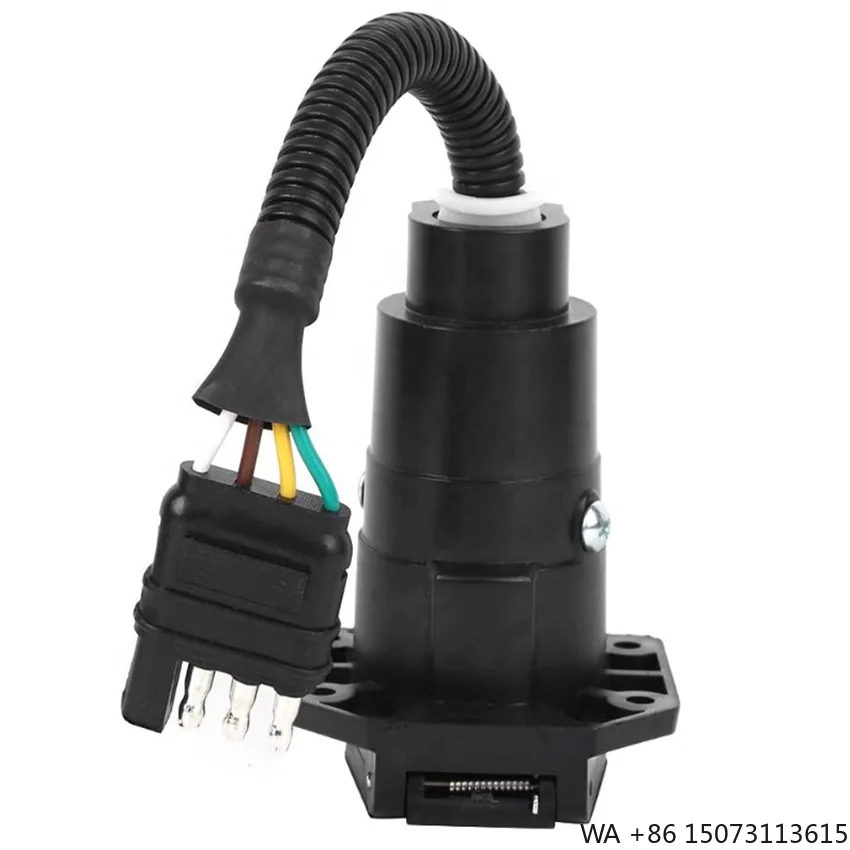 4Flat to 7 Way Round Trailer Light Adapter Plug NO Mounting Bracket 4 Pin Vehicle-Side Trailer Light Plug to Dual-output 7 Blade
4Flat to 7 Way Round Trailer Light Adapter Plug NO Mounting Bracket 4 Pin Vehicle-Side Trailer Light Plug to Dual-output 7 Blade