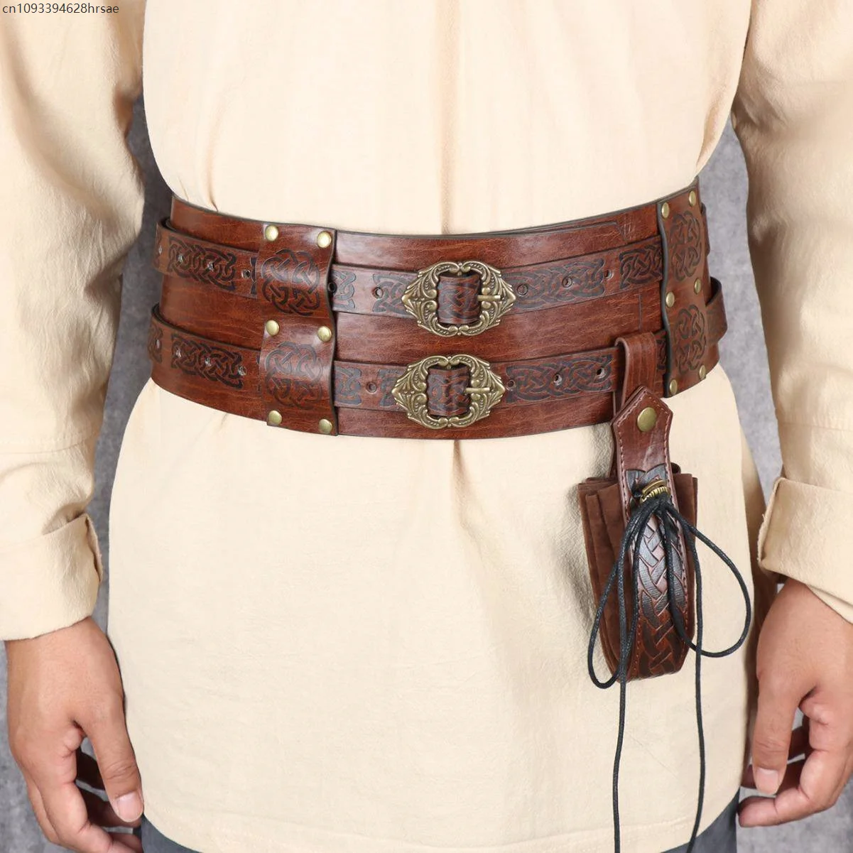Medieval Renaissance Wide Leather Belt Pouch Vintage Embossed Waist Bag Pirate Knight Cosplay Props Costume Accessory
Medieval Renaissance Wide Leather Belt Pouch Vintage Embossed Waist Bag Pirate Knight Cosplay Props Costume Accessory