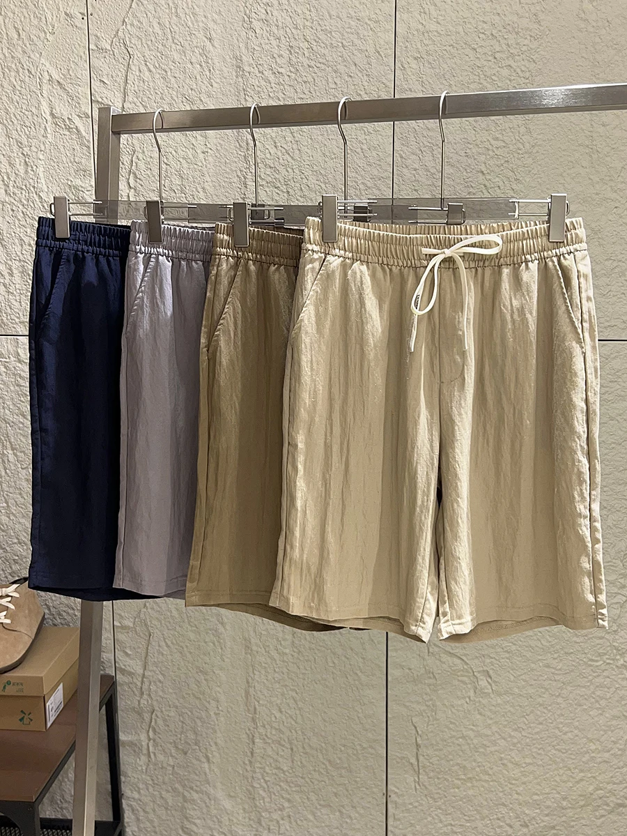 High-End Cotton Linen Blend Summer Men's Cool Breathable Elastic Waist Casual Sports Shorts Straight Leg Fit Youthful
High-End Cotton Linen Blend Summer Men's Cool Breathable Elastic Waist Casual Sports Shorts Straight Leg Fit Youthful