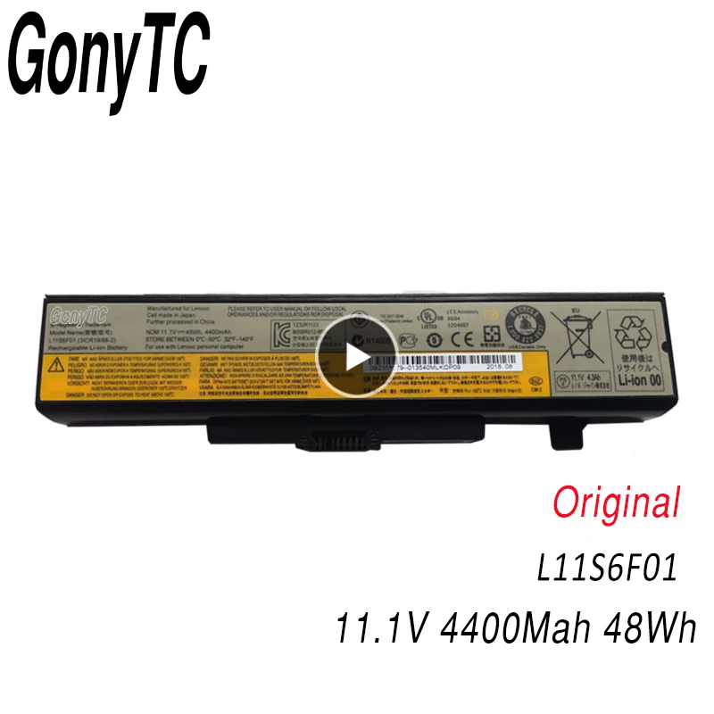 NEW 6 CELLS LAPTOP BATTERY FOR LENOVO G480 G485 G585 Y480 Y480N Y485 Y480P L11P6R01 L11S6F01 L11S6Y01
NEW 6 CELLS LAPTOP BATTERY FOR LENOVO G480 G485 G585 Y480 Y480N Y485 Y480P L11P6R01 L11S6F01 L11S6Y01