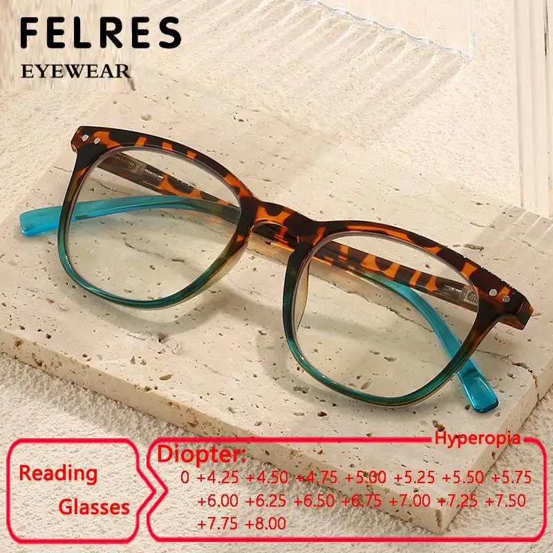 Large Frames Oval Reading Glasses Women Anti Blue Light Optical Glasses Frames Elderly Highly Diopter Readers+6.5 7.0 7.5 8.0
Large Frames Oval Reading Glasses Women Anti Blue Light Optical Glasses Frames Elderly Highly Diopter Readers+6.5 7.0 7.5 8.0
