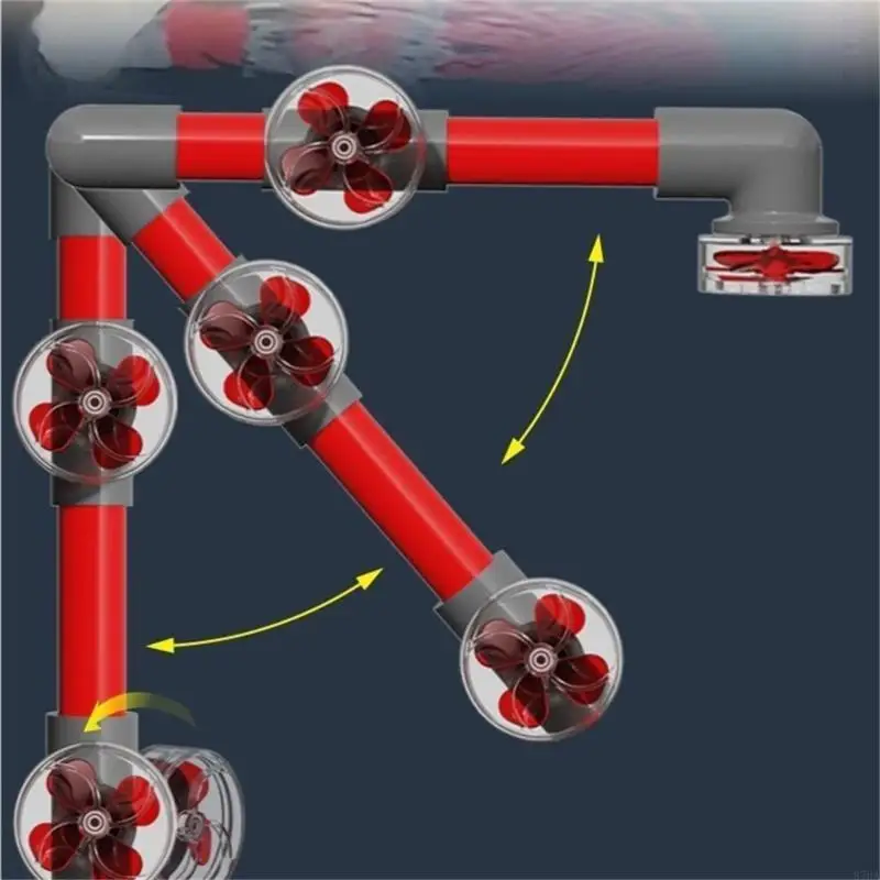 Automatic Rotating 4 Vane Fan Kits for Fishtanks Outlet Enhancing Water Circulation and Aquariums Health Water Quality 87HA
Automatic Rotating 4 Vane Fan Kits for Fishtanks Outlet Enhancing Water Circulation and Aquariums Health Water Quality 87HA