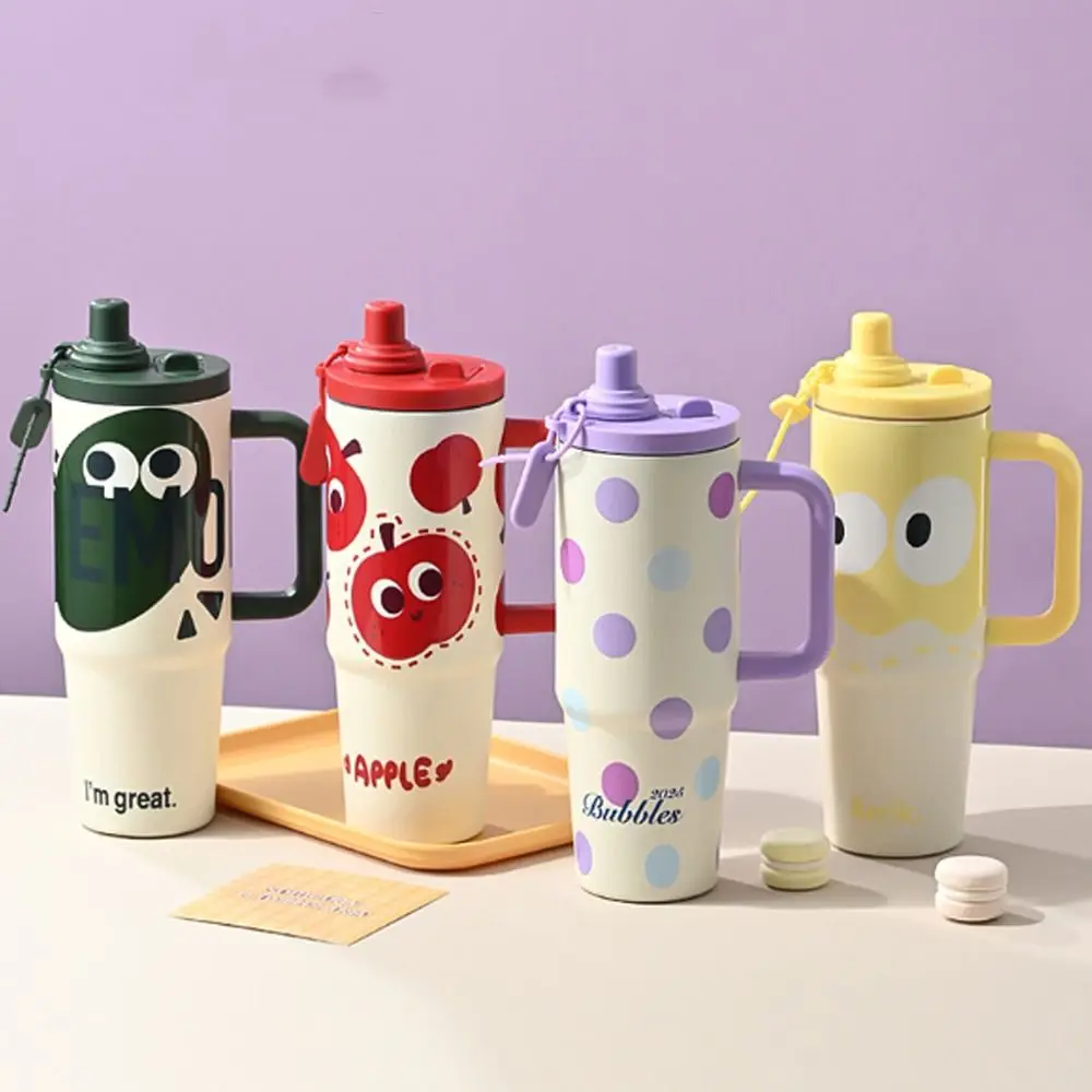 900ml Portable Vacuum Cup Leak-proof with Handle Stainless Steel Insulated Cup Thermal Insulation Cold Insulation
900ml Portable Vacuum Cup Leak-proof with Handle Stainless Steel Insulated Cup Thermal Insulation Cold Insulation
