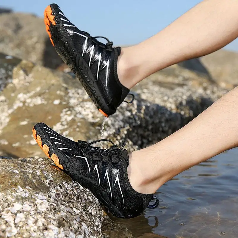 Women's Outdoor Hiking Shoes Waterproof Breathable Slip-On Sandals with Anti-Slip Sole Five-Finger Protection for Scuba Diving
Women's Outdoor Hiking Shoes Waterproof Breathable Slip-On Sandals with Anti-Slip Sole Five-Finger Protection for Scuba Diving