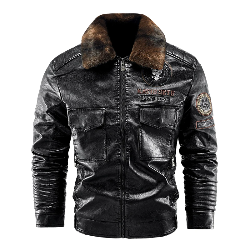 Мужская мотокуртка из натуральной кожи высокого качества, ветрозащитный топ, мужские мотоциклетные куртки с меховым воротником, флисовая кожаная куртка
Мужская мотокуртка из натуральной кожи высокого качества, ветрозащитный топ, мужские мотоциклетные куртки с меховым воротником, флисовая кожаная куртка