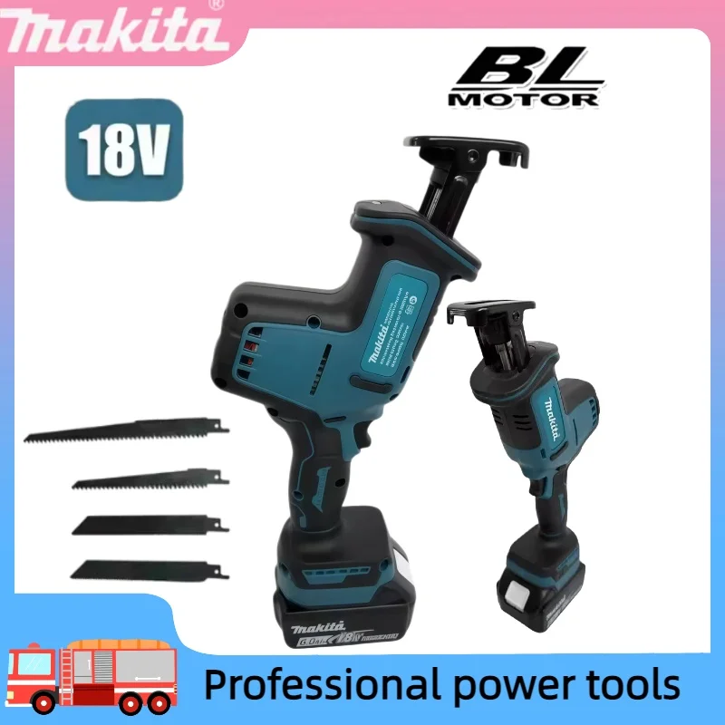 Makita Reciprocating Saw Cordless Brushless Speed Adjustable Metal Wood Electric Saw Power Tool for 18V Battery
Makita Reciprocating Saw Cordless Brushless Speed Adjustable Metal Wood Electric Saw Power Tool for 18V Battery
