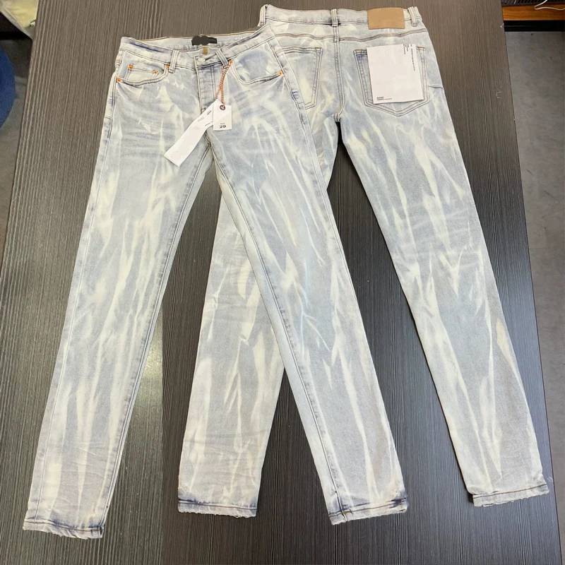 2024 New Purple Unique Tie Dye Gradient Fashion Slim Jeans Men's Purple High Street Stretch Casual Jeans
2024 New Purple Unique Tie Dye Gradient Fashion Slim Jeans Men's Purple High Street Stretch Casual Jeans