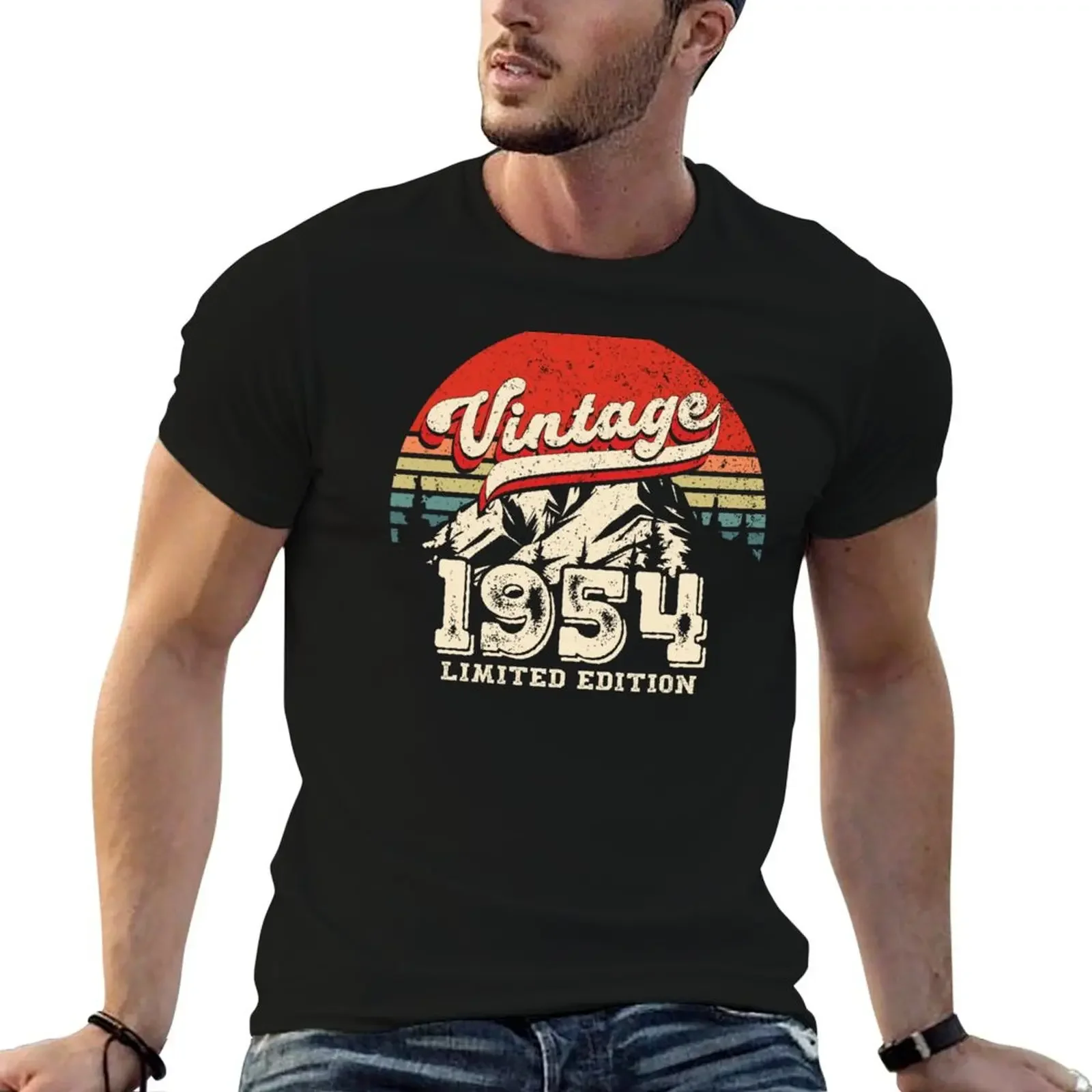 Vintage 1954 Birthday Gift Retro Distressed 70th T-Shirt essential t shirt graphic shirts shirts men
Vintage 1954 Birthday Gift Retro Distressed 70th T-Shirt essential t shirt graphic shirts shirts men