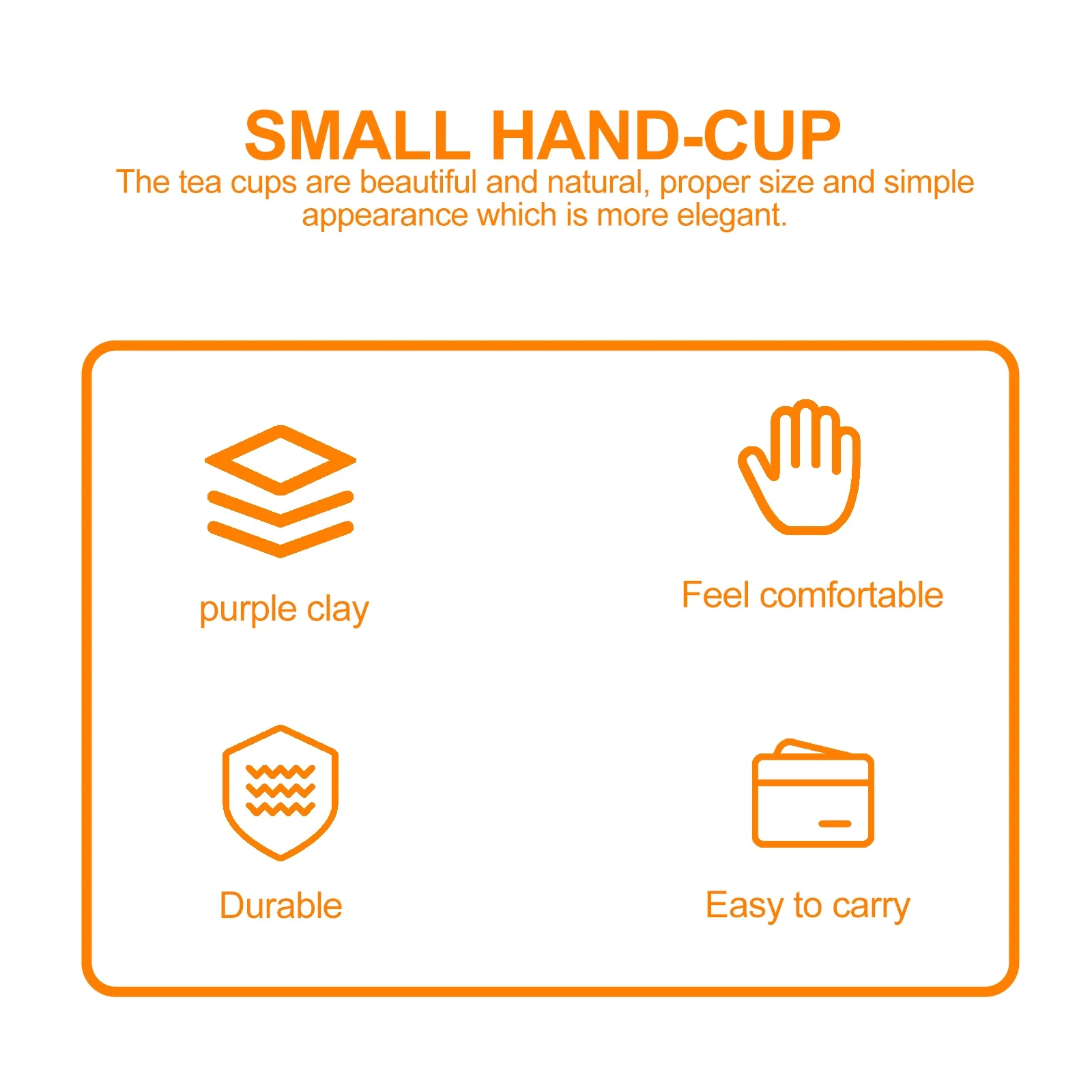 6Pcs Small Purple Clay Tea Cups Hand-Made Kung-Fu Cups for Birthday Thanksgiving Tea Party Chinese Drinkware Small Hand-Cup
6Pcs Small Purple Clay Tea Cups Hand-Made Kung-Fu Cups for Birthday Thanksgiving Tea Party Chinese Drinkware Small Hand-Cup