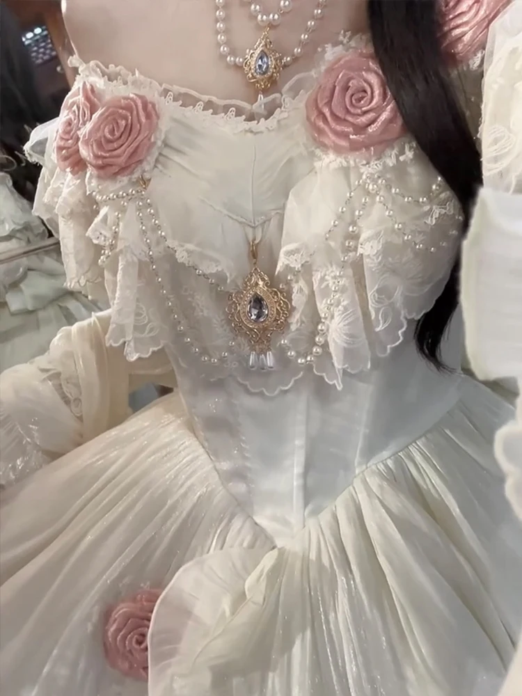 Ele Princ Dr Heavy Embroidery Lolita Fairy Long Skirt Puffy Princ Skirt for Adults All Seasons Soft Doll Costume
Ele Princ Dr Heavy Embroidery Lolita Fairy Long Skirt Puffy Princ Skirt for Adults All Seasons Soft Doll Costume