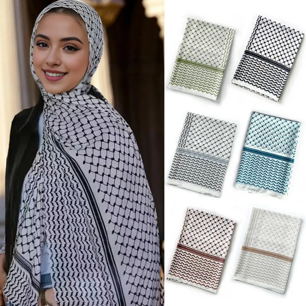 Chiffon Scarf Comfortable Chiffon Printed Plaid Scarf Stylish Middle Eastern Headscarf for Summer Outfits Accessorize with Ease
Chiffon Scarf Comfortable Chiffon Printed Plaid Scarf Stylish Middle Eastern Headscarf for Summer Outfits Accessorize with Ease