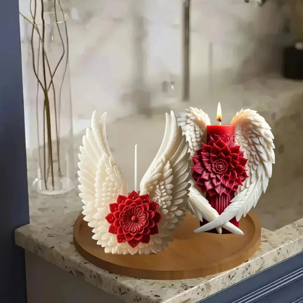 VERIDIAN 3D Wings of Floral Silicone Molds Diy Diffuser Stone Plaster Decoration Epoxy Resin Molds Candle Making Supplies
VERIDIAN 3D Wings of Floral Silicone Molds Diy Diffuser Stone Plaster Decoration Epoxy Resin Molds Candle Making Supplies