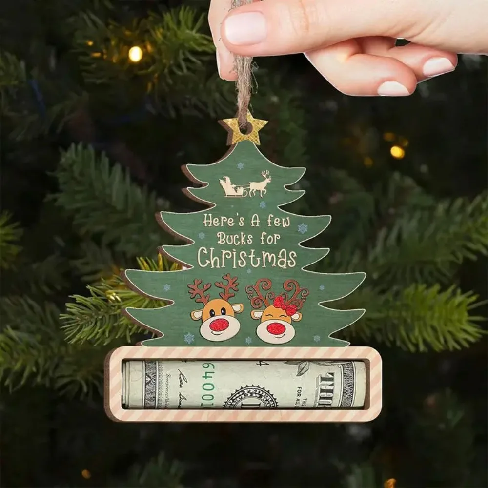 2024 Wooden Money Holder DIY Christmas Gift Money Card Holders Hanging Ornaments Pendant Xmas Tree Christmas Gift Pendant
2024 Wooden Money Holder DIY Christmas Gift Money Card Holders Hanging Ornaments Pendant Xmas Tree Christmas Gift Pendant